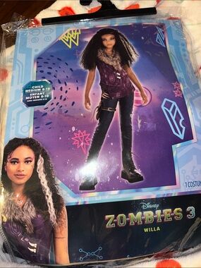 Disney Z-O-M-B-I-E-S 3 Willa Costume - Purple and Black